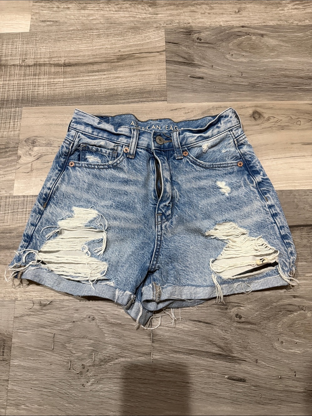 American eagle shorts size 00 distressed